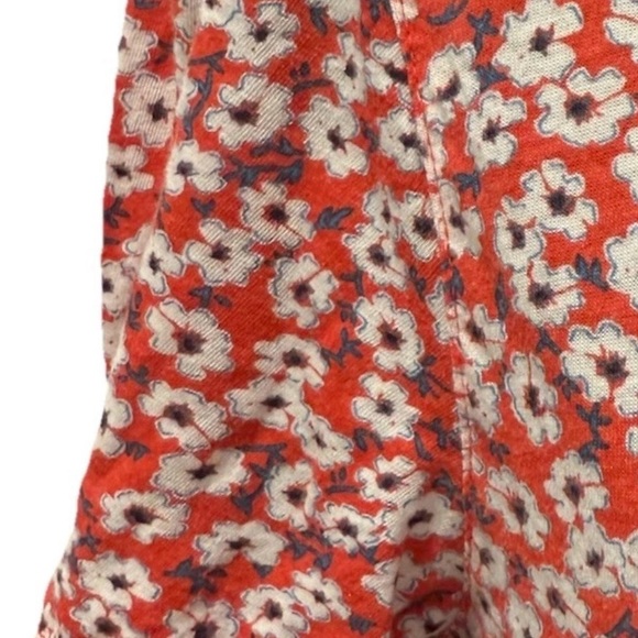 Lucky Brand Women's Multicolor Floral Short Sleeve Top, Size Medium - Picture 5 of 15